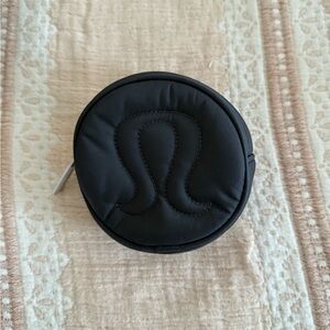 Lululemon Black Round Pouch